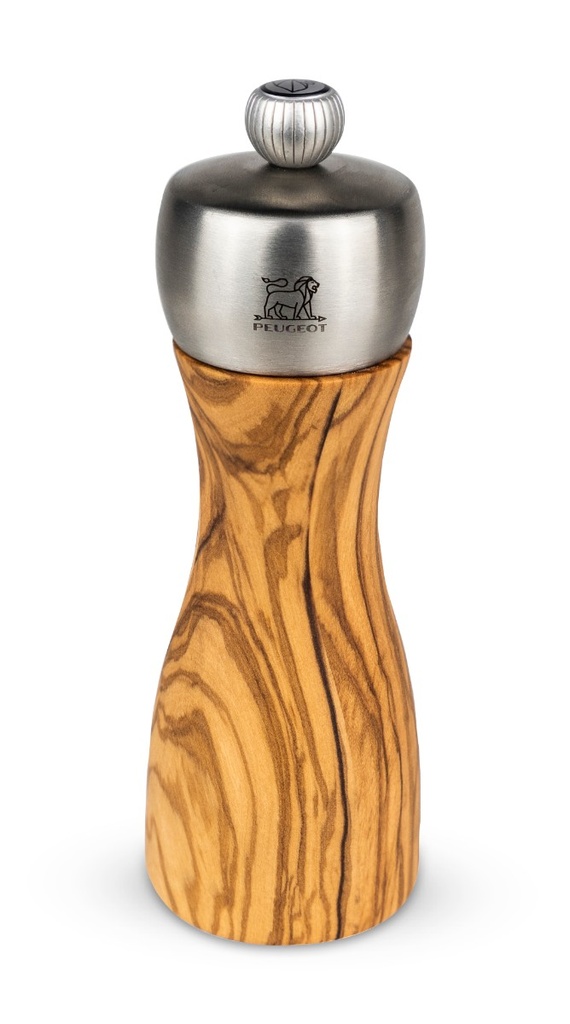 Pepermolen Peugeot Fidji 15.0cm olijfhout RVS