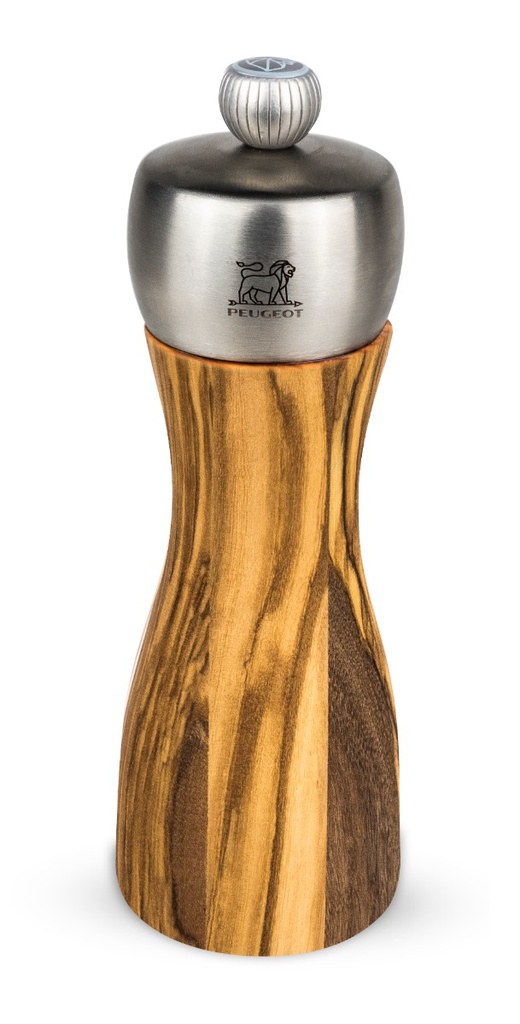 Zoutmolen Peugeot Fidji 15.0cm olijfhout RVS