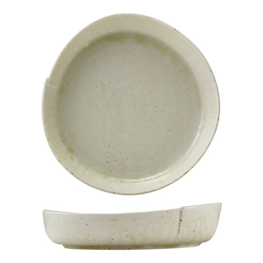 [513482] Bord diep 23.0cm Kozo Shiro Genware