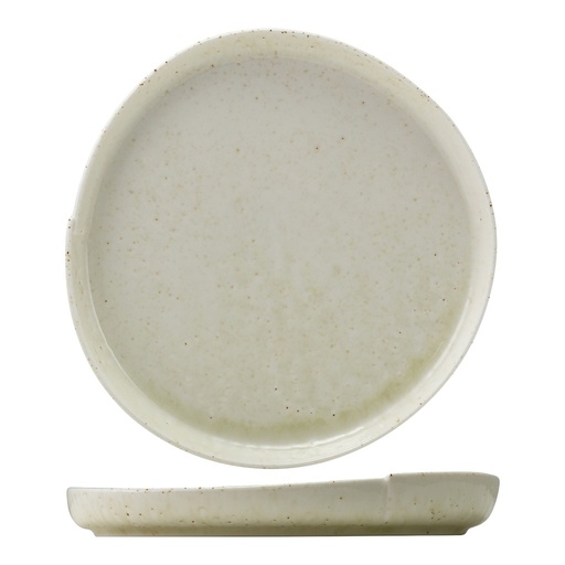 [513487] Bord plat coupe 26.7cm Kozo Shiro Genware