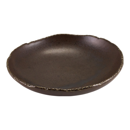 [513492] Bord diep coupe 20.0cm Roko Cinder Black Genware