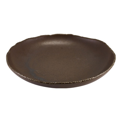 [513494] Bord diep coupe 28.0cm Roko Cinder Black Genware