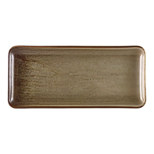 [513767] Schaal rechthoek 31.0x14.0cm Terra Smoke Grey Genware