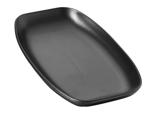 [515139] Bord plat rechthoek 24.0x12.5cm Club Adélie cast iron black Revol