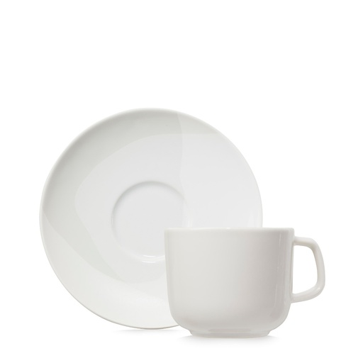 [515152] Kop en schotel espresso 8.0cl Confluence coco white Revol