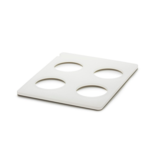 [515446] Serveerplateau met 4 uitsparingen voor karaf GN 1/2 32.5x26.5x(h)1.0cm En Scène white Revol