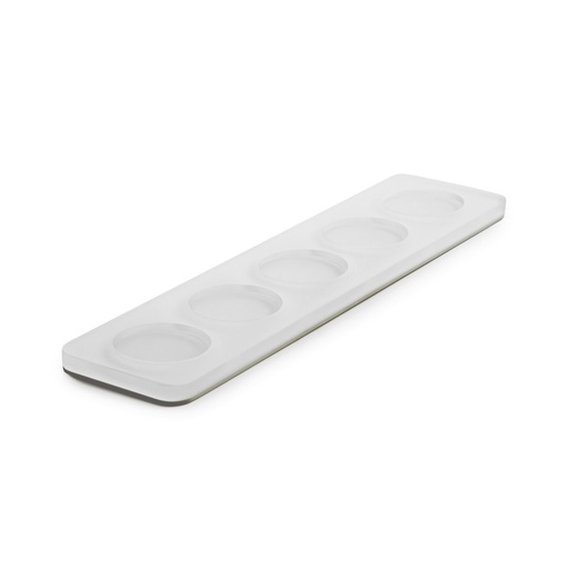 [515517] Serveerplateau met 5 vakken 29.5x7.0x(h)1.0cm Mealplak Ice white Revol