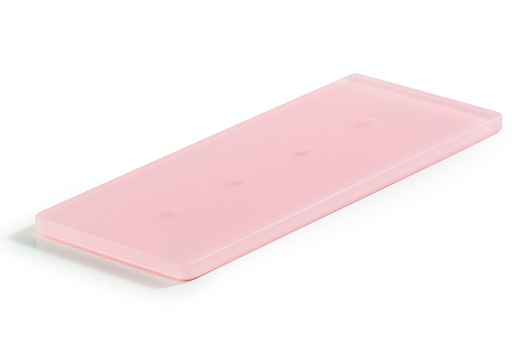 [515566] Serveerplateau met 4 gaten 24.5x10.0x(h)1.0cm Mealplak Sweety pink Revol