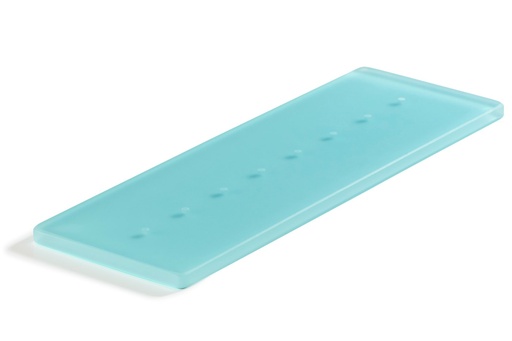 [515569] Serveerplateau met 8 gaten 30.0x10.0x(h)1.0cm Mealplak Sweety lagoon Revol