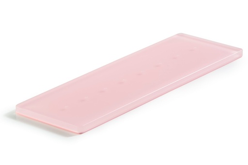 [515571] Serveerplateau met 8 gaten 30.0x10.0x(h)1.0cm Mealplak Sweety pink Revol