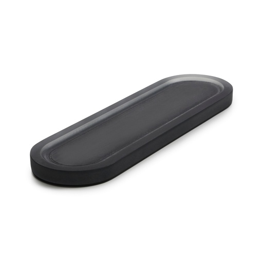 [515573] Serveerplateau ovaal 17.0x5.0x(h)1.0cm Mealplak Sweety anthracite Revol
