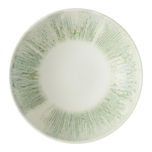 [515634] Bord diep coupe 18.2cm 42.6cl Inked Lyra Green Churchill