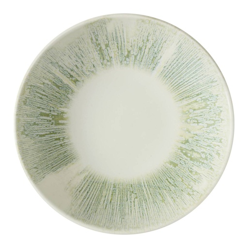 [515635] Bord diep coupe 24.8cm 113.6cl Inked Lyra Green Churchill