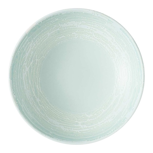 [515678] Bord diep coupe 18.2cm 42.6cl Inked Elements Aqua Churchill