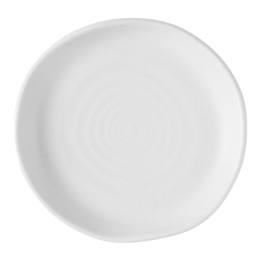 [515728] Bord plat coupe organic 14.0cm Envisage White Churchill