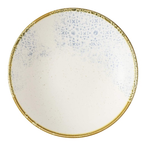 [515731] Bord diep coupe 24.8cm 113.6cl Stonecast Prints Amalfi Blue Churchill