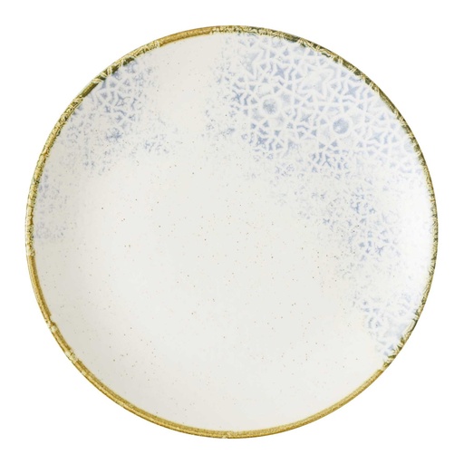 [515733] Bord plat coupe 21.7cm Stonecast Prints Amalfi Blue Churchill