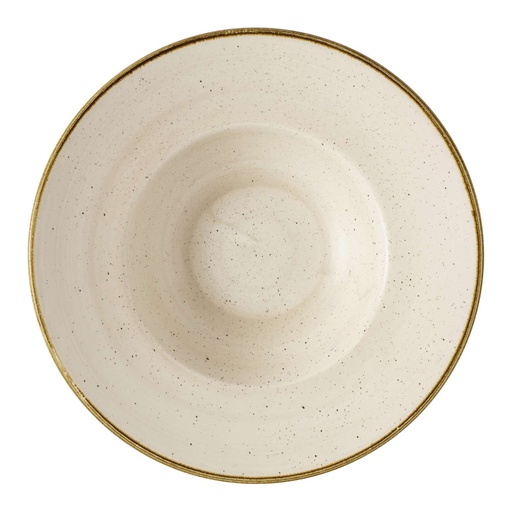 [515765] Bord diep 24.0cm 28.4cl Stonecast Nutmeg Cream Churchill