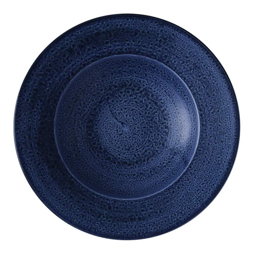 [515782] Bord diep 28.0cm 46.8cl Stonecast Plume Ultramarine Churchill