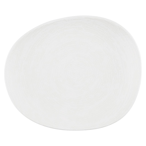 [516053] Bord plat coupe organic 28.0x23.5cm Inked Elements Ice Churchill