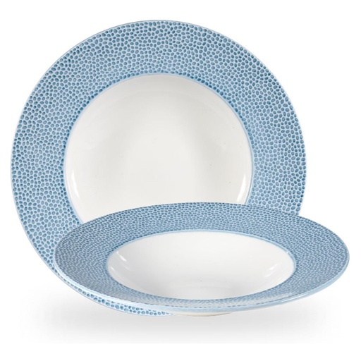 [516113] Bord diep 28.0cm 46.8cl Isla Spinwash Ocean Blue Churchill