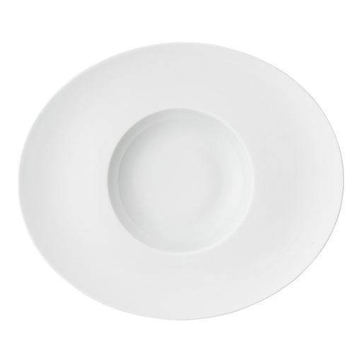 [516382] Bord gourmet ovaal 32.0x27.0cm Boreal white Guy Degrenne