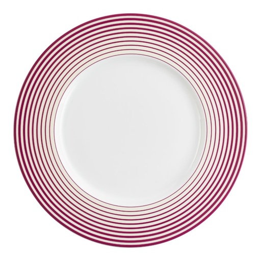 [516694] Bord plat 28.5cm Hypnose burgundy Guy Degrenne