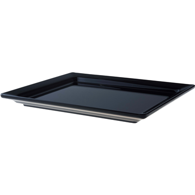 [10060] Schaal GN 1/2 (h)3.0cm melamine zwart 