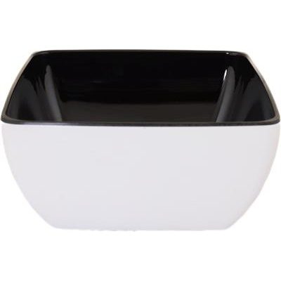 [57454] Schaal vierkant 25.0x(h)12.0cm melamine duotone 