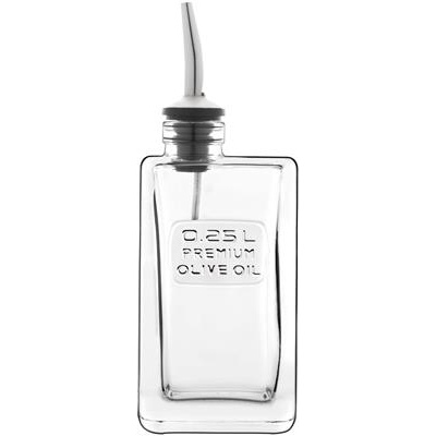 [55301] Olie/azijnfles Met Schenktuit 25.0cl Glas Optima