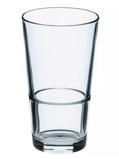 [8217] Bierglas/ Vaasje Amsterdam 34.0cl met stapelrand