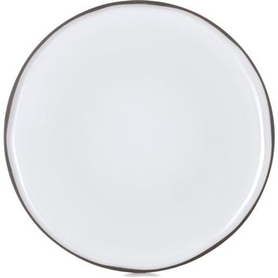 [19193] Bord walled 30.0cm Caractère white