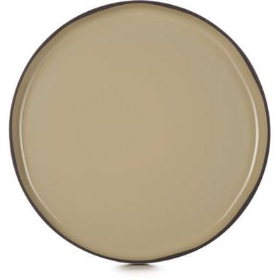 [19196] Bord walled 28.0cm Caractère nutmeg