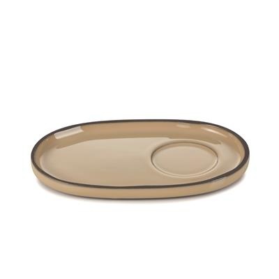 [19210] Schotel ovaal 13.5x8.3x(h)1.2cm Caractère nutmeg