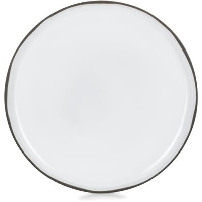 [19233] Bord walled 26.0cm Caractère white
