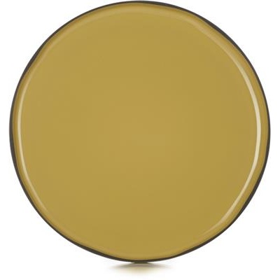 [19269] Bord walled 30.0cm Caractère tumeric