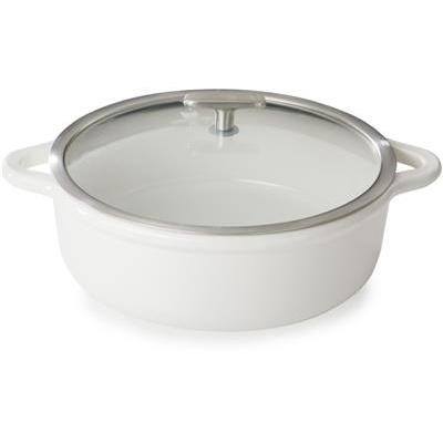 [54358] Cocotte m/glasdeksel 399.0cl Bombance white