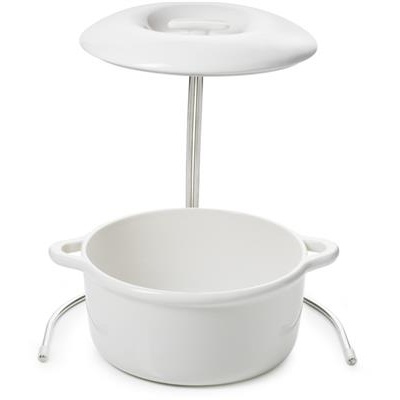 [54365] Dekselhouder 23.0x35.5x(h)36.5cm Bombance rvs