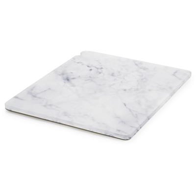 [55357] Serveerplateau 1/2gn Mealplak white marble