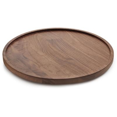 [55365] Serveerplateau rd 33.0cm En Scène walnut