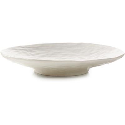 [57266] Bord footed coupe 16.0cm Yli alabaster white