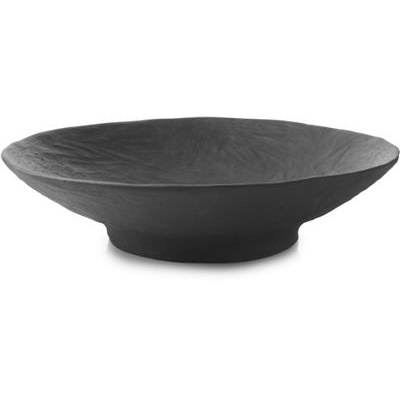 [57270] Bord footed diep coupe 27.0cm Yli matt black Revol