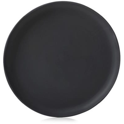 [58481] Bord walled 28.0cm Caractère black matt