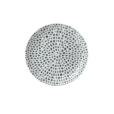 [15415] Bord plat coupe 21.7cm Terrazzo Green evp81