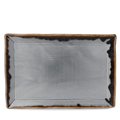 [16516] Schaal rh 34.5x23.3cm Harvest grey dr341