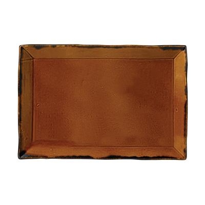 [16523] Schaal rh 34.5x23.3cm Harvest Brown dr341