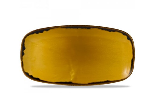 [16565] Schaal oblong 29.8x15.3cm Harvest Mustard xo111