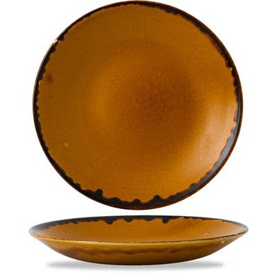 [18207] Bord diep coupe 25.5cm Harvest Brown pd251
