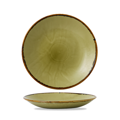 [32184] Bord diep coupe 28.1cm Harvest Green pd271