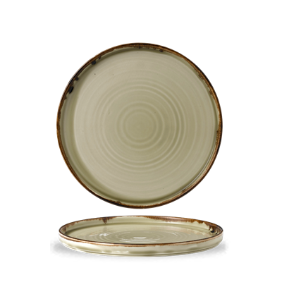 [33002] Bord walled 26.0cm Harvest Linen wp261